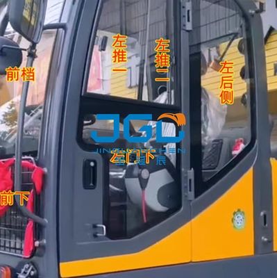 Excavator Glass C75W Cab Front Gear กระจกประตูรถและหน้าต่างด้านหลังกระจกนิรภัยทั้งคัน