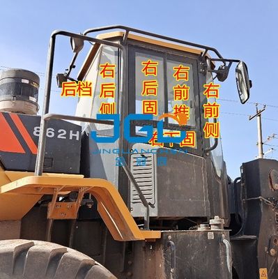 835H 850H 855N 856H Loader กระจกบังลมหน้าซ้ายและขวา ประตูหน้า ด้านข้างบนและกระจกล่าง