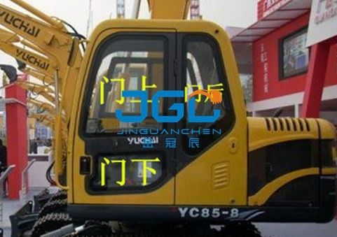 YC85-8 Excavator Front Gear Rear Block ซ้ายและขวาประตูและหน้าต่าง