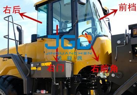 Loader หน้าและด้านหลัง กระจกหน้าประตูซ้ายและขวาและหน้าต่าง L956F-LNG