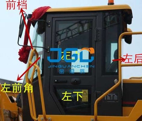 Loader XG956H Front Stop Rear Stop ซ้ายและขวาหน้าต่างด้านข้างกระจกหน้ารถ