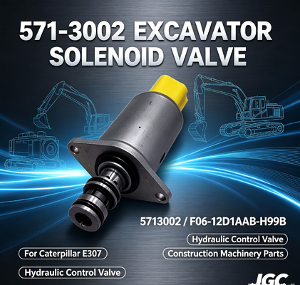 สำหรับ 571-3002 5713002 รถขุด E307 วาล์วโซลินอยด์ไฮดรอลิก F06-12D1AAB-H99B