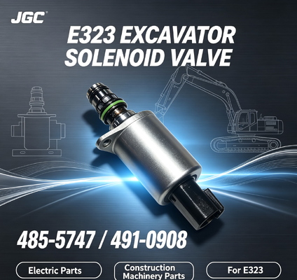 เครื่องขุดไฟฟ้า E323 วาล์วโซเลโนอิด 485-5747 491-0908