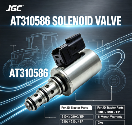 AT310586 วาล์วโซลินอยด์ไฮดรอลิกใหม่สำหรับอะไหล่รถแทรกเตอร์ JD 310K/210K/EP/310J/310L/EP รับประกัน 6 เดือน 2 กก.