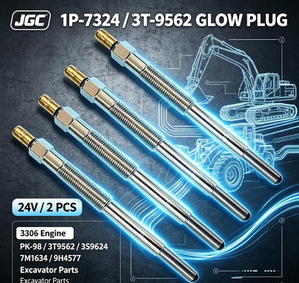 1P-7324 3T-9562 24V Glow Plug 2 PCS 3306 เครื่องยนต์ SONOCMP ไดเซล Glow Plug สําหรับ PK-98 3T9562 3S9624