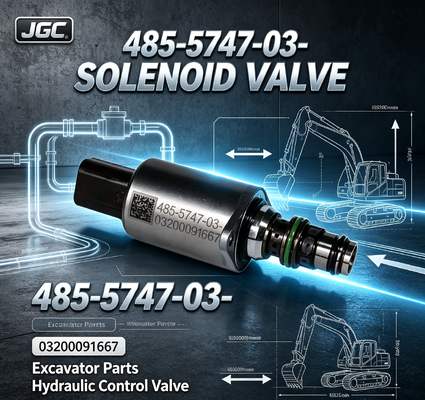 485-5747-03- 03200091667 SOLENOID VALVE อะไหล่เครื่องขุดคุณภาพดี