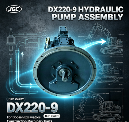 ชุดปั๊มไฮดรอลิกสไตล์เก่าคุณภาพสูง DX220-9 สำหรับชิ้นส่วนเครื่องจักรก่อสร้างรถขุด Doosan