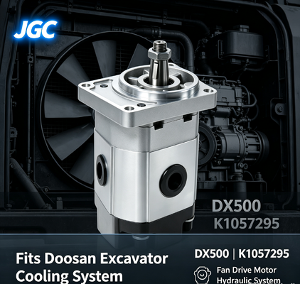 K1057295 DX500 ไฮดรอลิก แฟนไดรฟ์ มอเตอร์, แฟน excavator ที่มีประสิทธิภาพสูง มอเตอร์ไฮดรอลิกสําหรับ Doosan Excavator