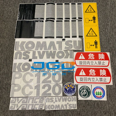 Komatsu รถขุดทั้งเครื่องสติกเกอร์ร่างกาย PC60-6 PC70-6 PC90-6 PC200-6 PC300-6