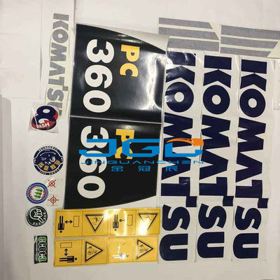 PC130 PC160 PC200 PC240 PC360 รถขุดอะไหล่สติกเกอร์ทั้งเครื่อง