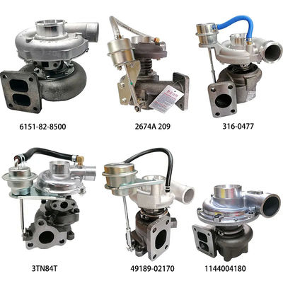 PC78 ดีเซล 4D95 ชิ้นส่วนเครื่องยนต์รถขุดเทอร์โบชาร์จเจอร์ 49377-01600 6205818270 เทอร์โบ 4937701600 อัดบรรจุอากาศ
