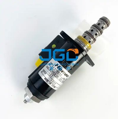 อุปกรณ์ขุด E320B E320C E320D โซลินอยด์วาล์ว 111-9916 116-3526 121-1490 ชิ้นส่วนเครื่องจักรกล