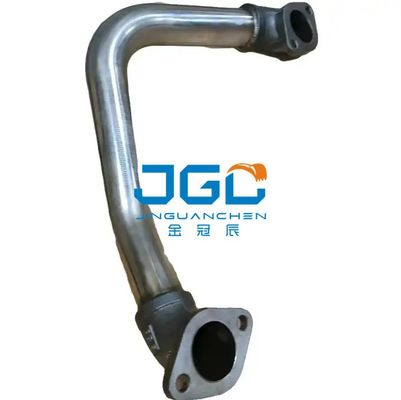SK200-8 J05E ส่วนประกอบเครื่องยนต์รถขุด EGR คูลเลอร์ท่อไอดีเหล็ก VH173081330A