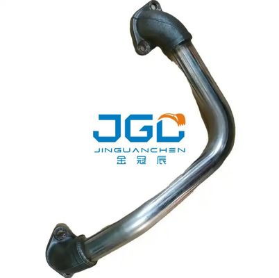SK200-8 J05E ส่วนประกอบเครื่องยนต์รถขุด EGR คูลเลอร์ท่อไอดีเหล็ก VH173081330A