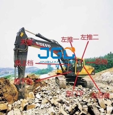 EC120Blc 140B Excavator ประตูด้านหน้าและด้านหลังและ Windows กระจกลามิเนตด้านซ้ายและขวา
