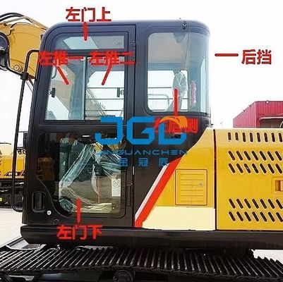 Excavator SY75C SY65C เฟืองหน้า เฟืองล่างด้านหน้า ประตูสกายไลท์ ส่วนล่าง ด้านหลัง แผ่นกั้น กระจกนิรภัยด้านซ้าย
