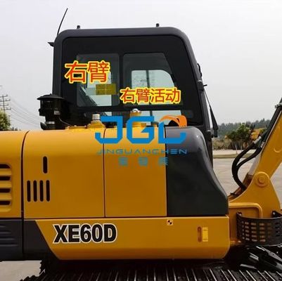 XE60D Excavator Front Windshield Front Door Skylight Right Arm กระจกนิรภัย