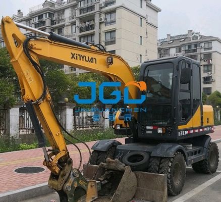 XYB75W-9 XYB75W-8T Excavator Glass Cab ประตูเลื่อนด้านล่างด้านหน้าที่ด้านหลังของกระจกนิรภัยแขนขวา