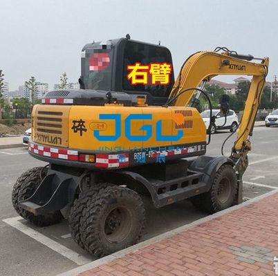 XYB75W-9 XYB75W-8T Excavator Glass Cab ประตูเลื่อนด้านล่างด้านหน้าที่ด้านหลังของกระจกนิรภัยแขนขวา