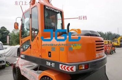 Excavator Glass 65-8 75-8 Front Stop ประตูหน้าล่าง ประตูล่าง สกายไลท์หลัง กระจกหยุดหลัง