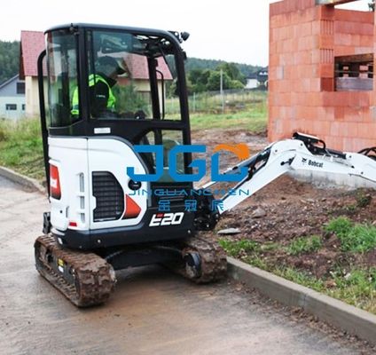 E20 Excavator Glass Front Gear ประตูล่างดันขึ้นและลงหน้าต่างด้านหลัง Gear Hook Machine Toughened Glass