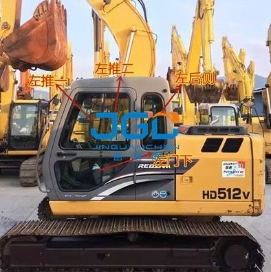 Excavator HD820 1023 1043 308R 512 Hook Machine ประตูหน้าล่างกดและดึงกระจกหน้าต่าง