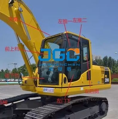 PC360 330 110 130 260 Excavator กระจกบังลมหน้ากระจกหน้าต่าง