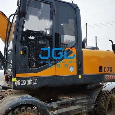 Excavator Glass C75W Cab Front Gear กระจกประตูรถและหน้าต่างด้านหลังกระจกนิรภัยทั้งคัน