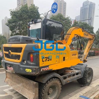 Excavator Glass C75W Cab Front Gear กระจกประตูรถและหน้าต่างด้านหลังกระจกนิรภัยทั้งคัน