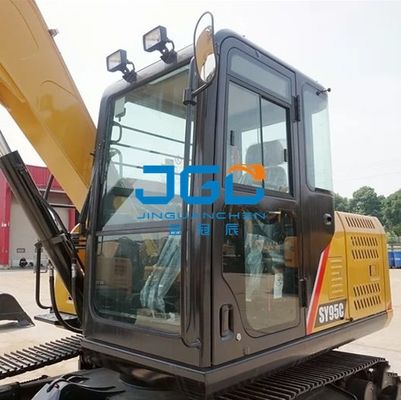 75C 95C 75Pro Excavator กระจกบังลมหน้าเลื่อนหน้าต่างด้านหลังดัดด้านหลังสกายไลท์กระจกด้านบน