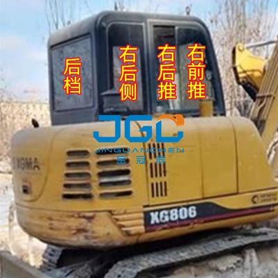 806 Excavator Front Lower Door Rear Gear Right Push And Pull กระจกนิรภัยสกายไลท์