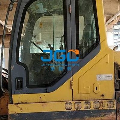 กระจกรถขุด SC80 60 70 กระจกบังลมหน้าและหลังประตูซ้ายขวาหน้าต่างสไลด์กระจกหน้าต่างด้านหลัง