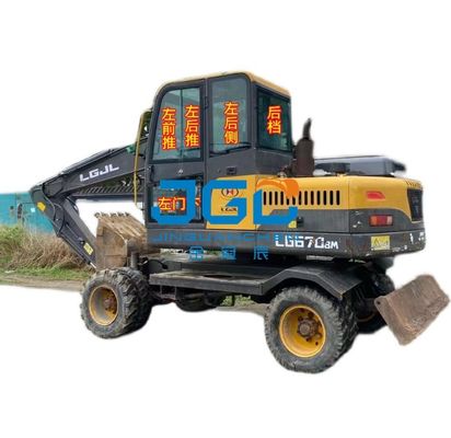 670BM 680 690 Excavator Glass กระจกหน้ารถประตูกระจกหน้าต่างบานเลื่อน
