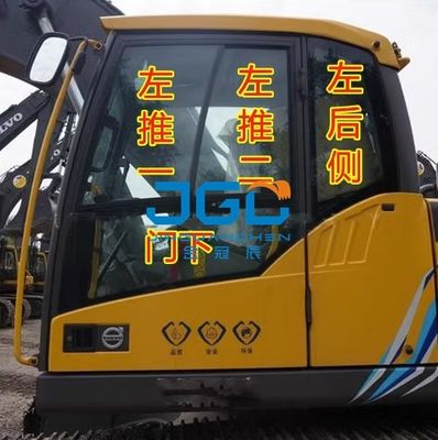 EC120D 140D 200D 210D 220D Excavator กระจกหน้ารถขุดประตูและกระจกหน้าต่าง