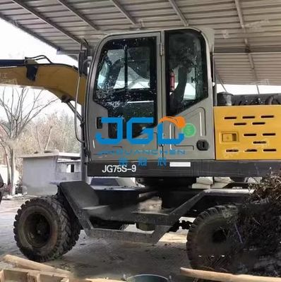 กระจกรถขุด JG75S-9 95Z กระจกบังลมหน้าประตูบนและล่างกระจกสกายไลท์แขนขวาด้านหลัง