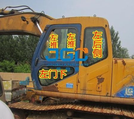 LG220C 230-3 Excavator ประตูกระจกหน้ารถเลื่อนหน้าต่างด้านขวาด้านหลังเกียร์ด้านหลังกระจกนิรภัย