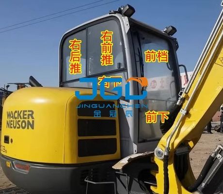 Excavator Z38 50 60 เกียร์ด้านหน้าบนและล่างซ้ายกระจกหน้าต่างบานเลื่อนด้านหลัง