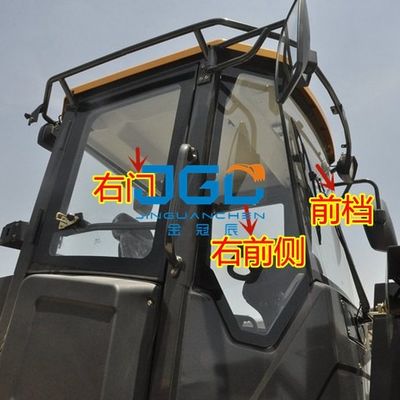 835H 850H 855N 856H Loader กระจกบังลมหน้าซ้ายและขวา ประตูหน้า ด้านข้างบนและกระจกล่าง