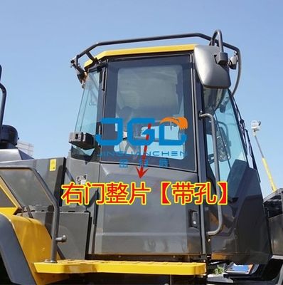 835H 850H 855N 856H Loader กระจกบังลมหน้าซ้ายและขวา ประตูหน้า ด้านข้างบนและกระจกล่าง