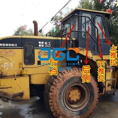 XG956-2 958 Loader Glass ประตูหน้าต่างบานเลื่อนด้านหน้ากระจกด้านหลังกระจกแกร่ง