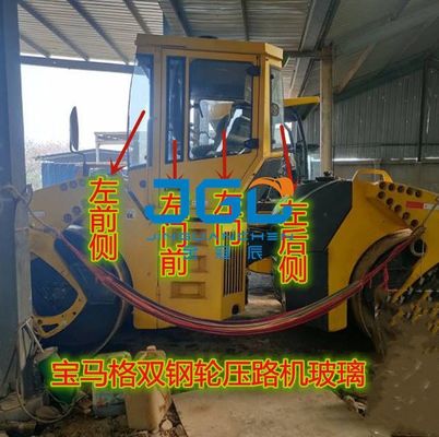 Road Roller 203AD-4 202 หน้าต่างซ้ายและขวา ประตูหน้าต่างด้านหลัง
