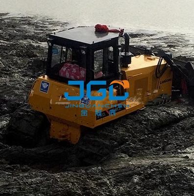 B160C บูลโดเซอร์ แรงลมด้านหน้า เกียร์ซ้ายและขวา ประตูหลังด้านข้างเคลื่อนไหว ประตูด้านหลังเกียร์กระจกหมึก