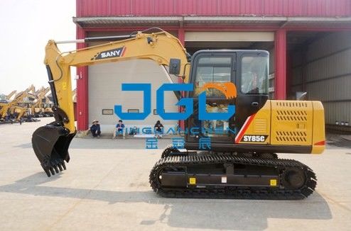SY85C 70 95C เครื่องขุดรถยนต์เกียร์หน้า หน้าต่างหลัง และกระจกหน้าลมด้านบนและด้านล่าง