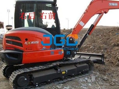 KX165-5 Excavator Front Gear บล็อกหลังประตูซ้ายและขวาและกระจกหน้ารถบนและล่างของ Windows