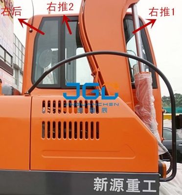 XY75W-9T 85W-8T เครื่องขุดประตูและหน้าต่างกระจกซ้ายและขวาหน้าและหลังกระจกหน้าฟ้า