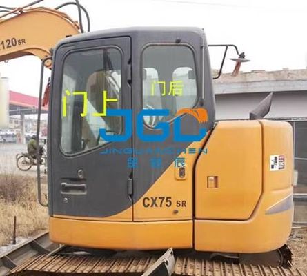CX75 เครื่องขุดประตูแก้วและหน้าต่างซ้ายและขวาหน้าและหลังแขนใหญ่กระจกหน้า