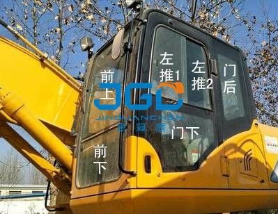 ประตูกระจกรถขุด LG6225 และหน้าต่างกระจกหน้าซ้ายและขวาด้านหน้าและด้านหลัง
