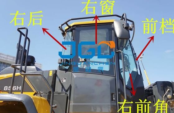 CLG856H Loader ประตูหน้าและหลังและหน้าต่างมุมซ้ายและขวา กระจกหน้า