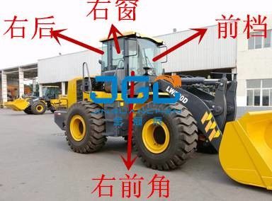 LW500D 550 600FV Loader แจกหน้า หน้าประตูหลัง หน้าต่างประตูซ้ายและขวา กระจกหน้า