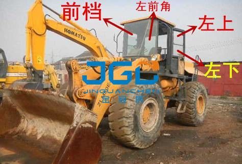 ZLM50E-5 955 Loader Front Stop Rear Stop ซ้ายและขวามุมกระจกหน้ารถ